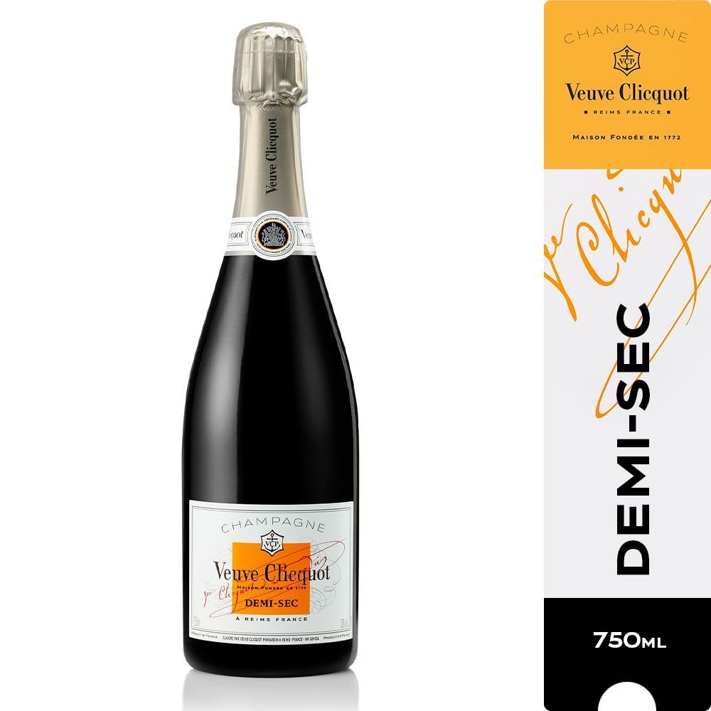 Champagne Veuve Clicquot Demi-Sec 750ml | Amazon.com.br