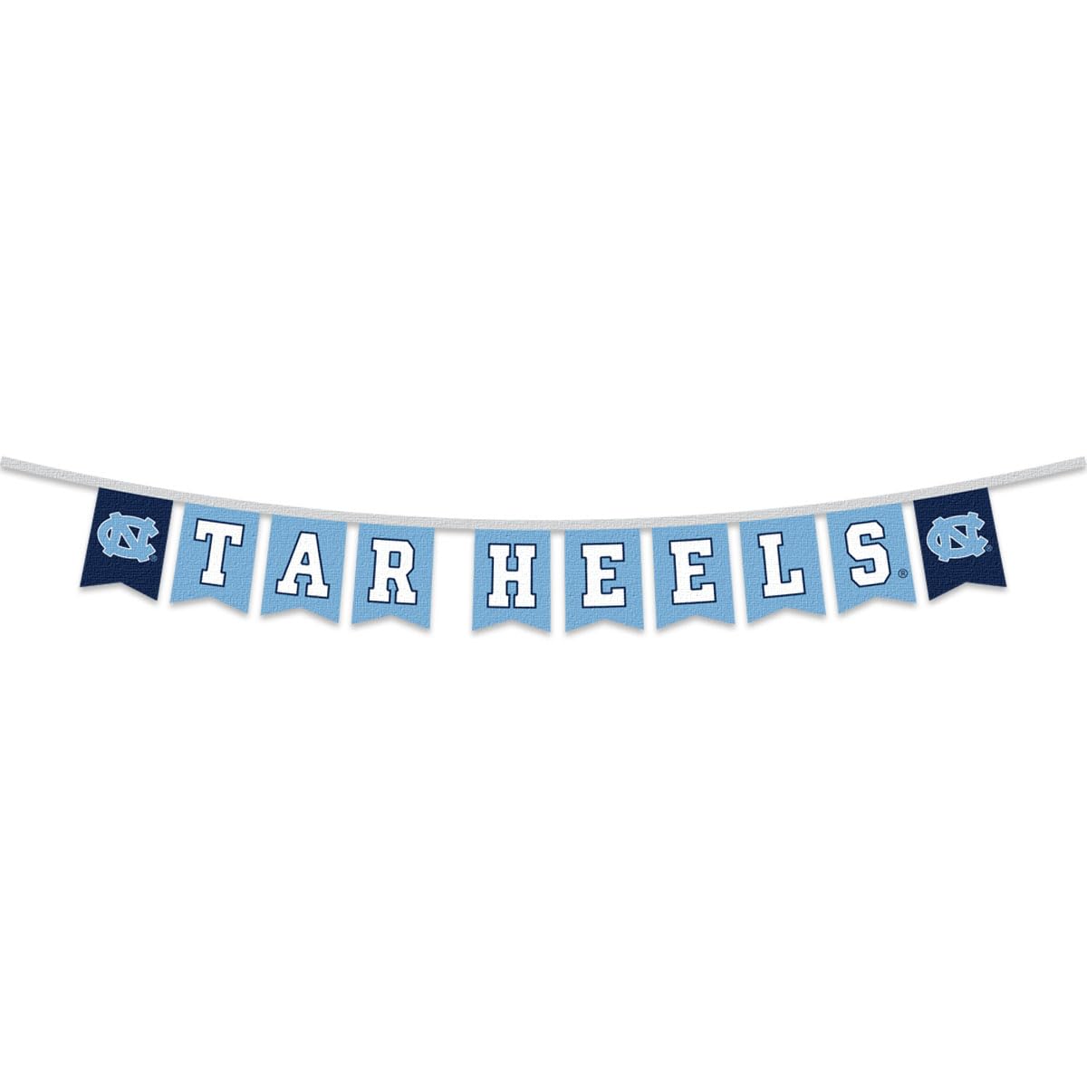 College Flags & Banners Co. North Carolina Tar Heels Banner String Pennant Flags