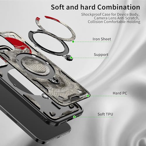 Coque iPhone 17 Pro Max avec béquille réglable et protection antichoc - 2