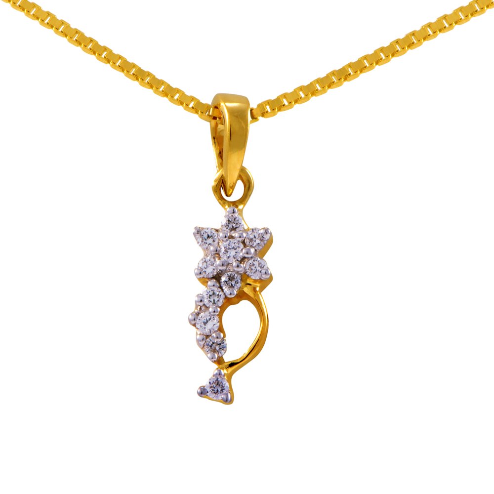 Pride Diamond Collection 18K Yellow Gold and Diamond Pendant-image-36