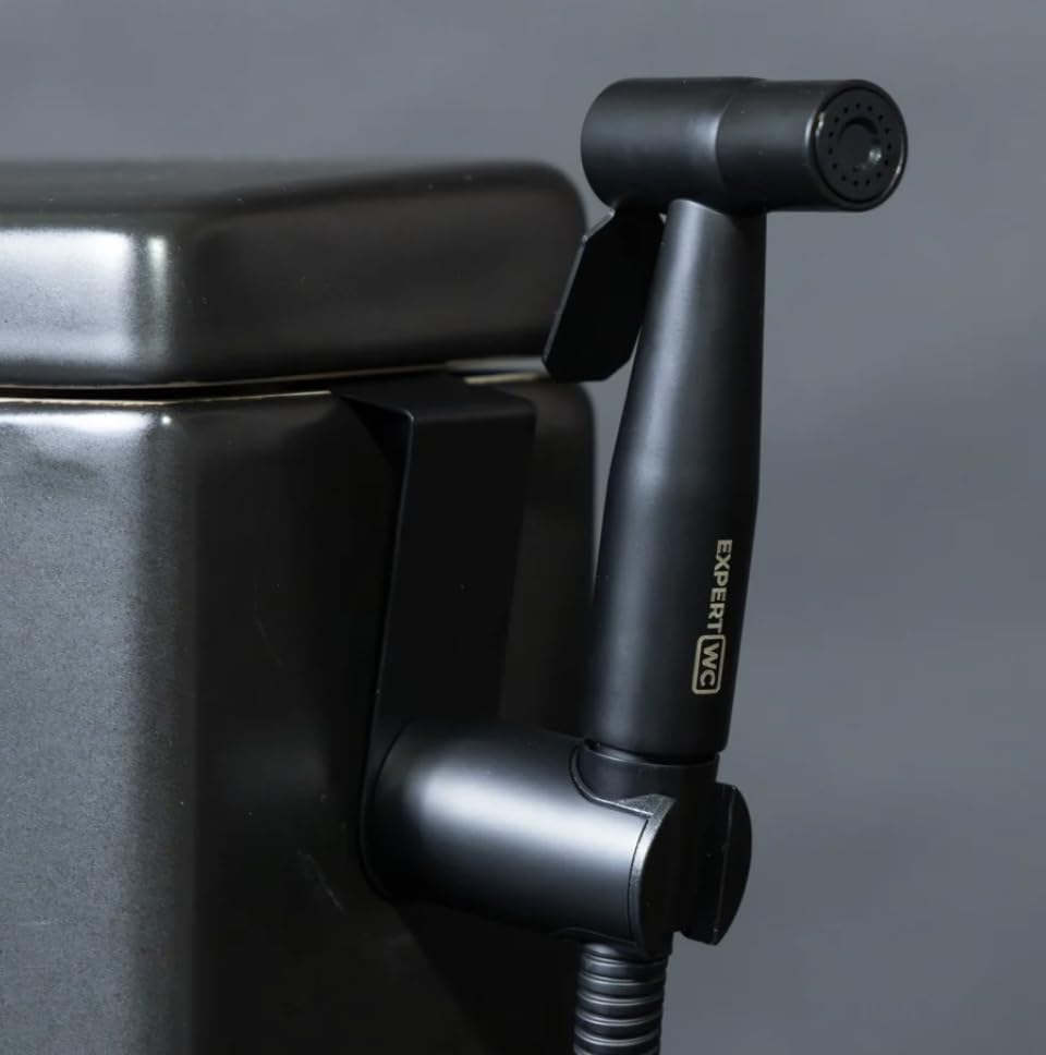 Douchette WC pour Toilette avec Jet Réglable - Marque Française - Bidet Hygiénique avec Robinet 3 Voies, Pistolet, Flexible et Support Inclus - Kit Hygiene...