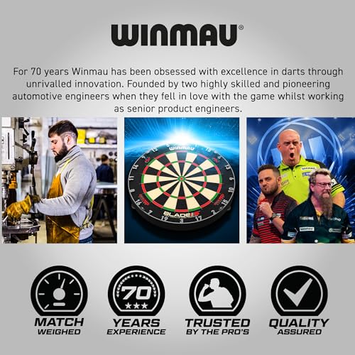 Coffret de flechettes Winmau Michael van Gerwen pour vos soirees - 5