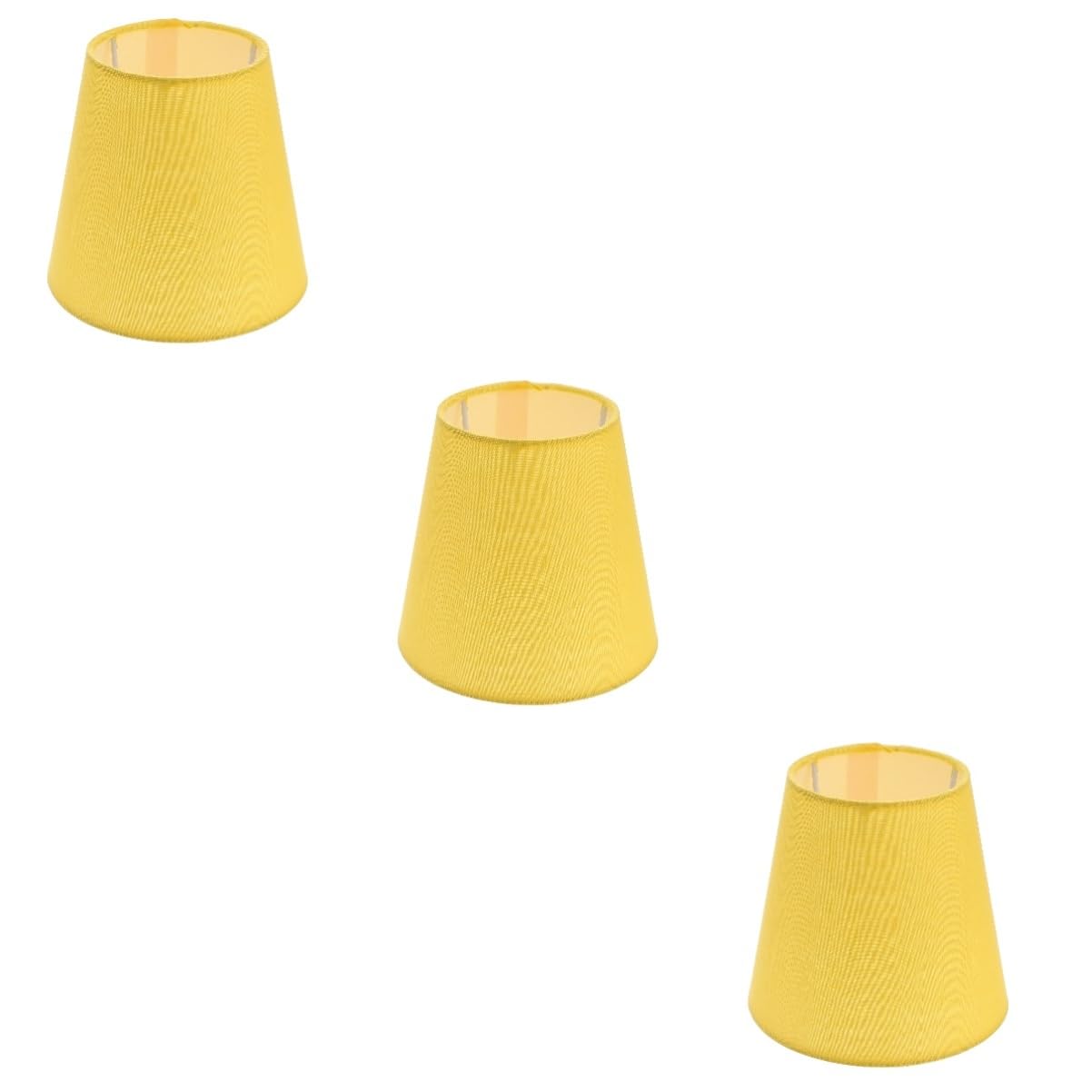 HOMSFOU 3 Pièces abat-jour de lustre protection des yeux led chambre pupitre abajour abat jour lampe suspension plafonnier intérieur Ampoule Lampe de bureau Bougie e14 Accessoires chiffon
