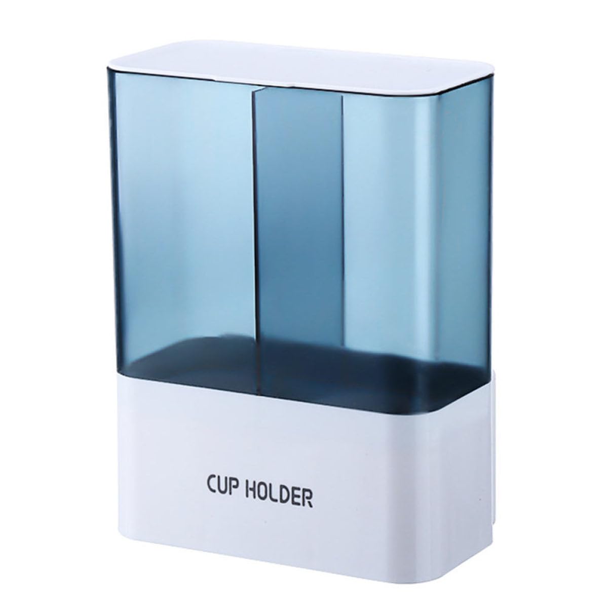 Dispenser Automatico per Bicchieri Bianco in Grande capacità e Design a Doppia Serie, Facile da Prendere e Fissaggio a Muro Senza Tracce per Decorazione Casa