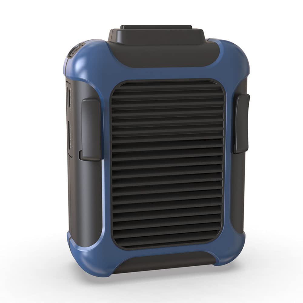 Ventilatore a Vita, Mini Ventilatore da Cintura Personale Clip in Vita Ventola di Raffreddamento Portatile e Ventilatore per Collana USB, 4000 mAh USB Ricaricabile, Ventilatore da