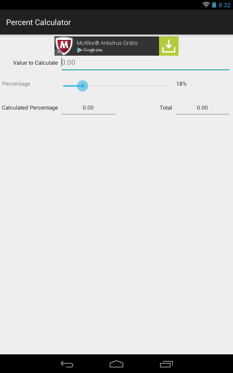 Percentage Calculator - App on Amazon Appstore