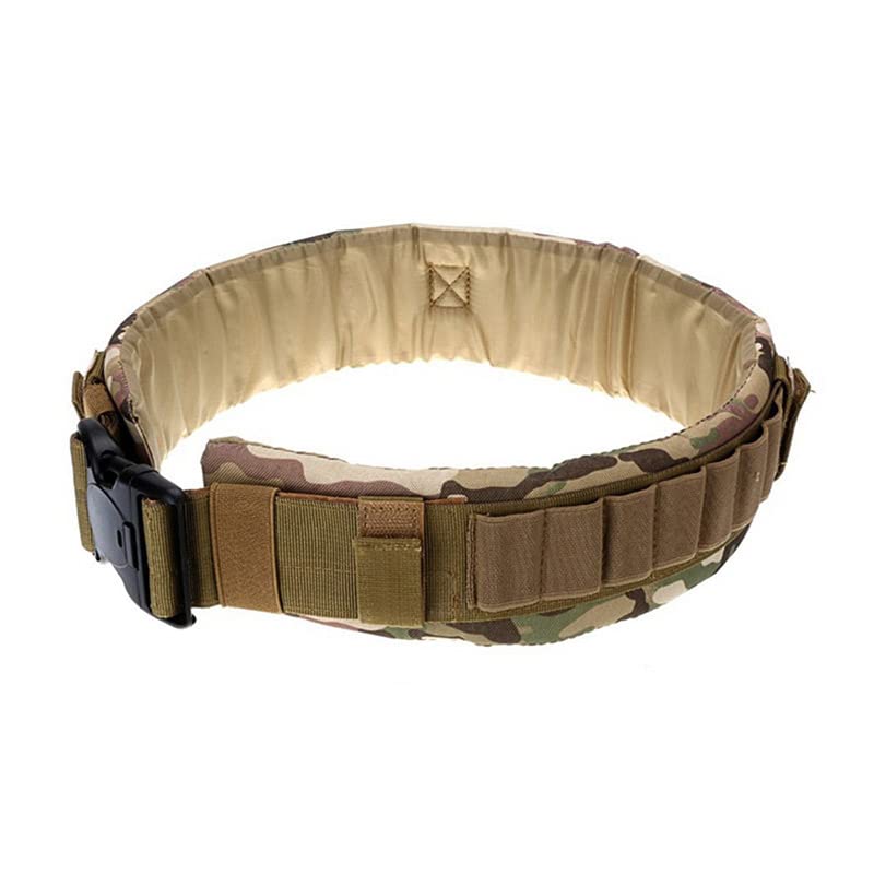Outdoor Sports Gear Airsoft Equipment Hunting Shooting Tactical Molle Shell Bandolier Ammo Belt - CP