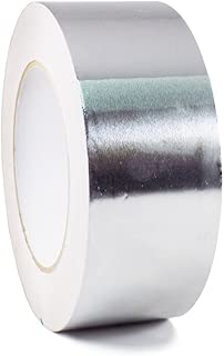 T.R.U. AF-20R Heat Shield Resistant Aluminum Foil Tape: 2 in. wide x 50 yds. (2Mil) - coolthings.us