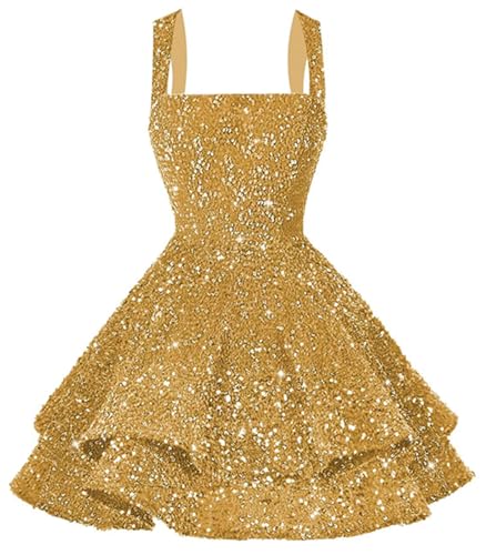 Sparkly Tiered Sequin Flower Girl Dress Short Birthday Sweet 16 Photo Pageant Formal Mini Dresses