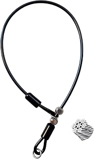 Heavy Duty Steel Wire Martingale Dog Training Collar Black 27.56"