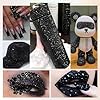 12000Pcs Black Color Rhinestones for Bedazzling, 2/3/4/5/6mm Mix Sizes Jelly Bedazzling Resin Gems, Black Gems Bedazzling, Flatback Resin Rhinestones for DIY Face Makeup Crafts Tumblers #4