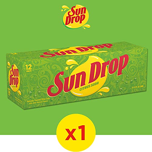 Image of Sun Drop Citrus Soda, 12 fl oz cans, 12 pack