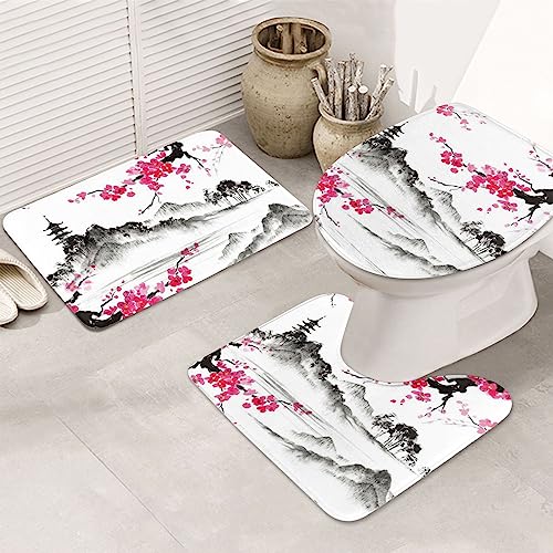 Tapis de bain antidérapant OUSIKA en microfibre dense de qualité supérieure