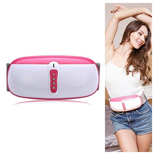 ZEROVIDA Cinturón Abdominal Cinturón de Masaje Vibratorio Faja Reductora Masajeador de Cintura Adelgazar Abdomen Cinturón Vibrador, Slimming Belt Alta Frecuencia Vibración, Perder Grasa Abdominal