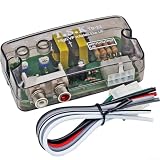 ReachMall Convertitore alto basso per altoparlante auto per adattatore rca – filtro eliminazione segnale amplificatore automatico 80W max