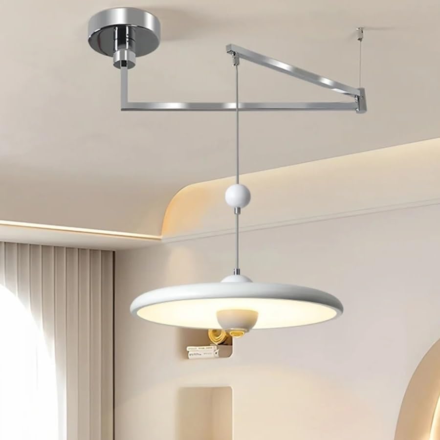 Suspension LED White A anti éblouissement pour îlot de cuisine moderne