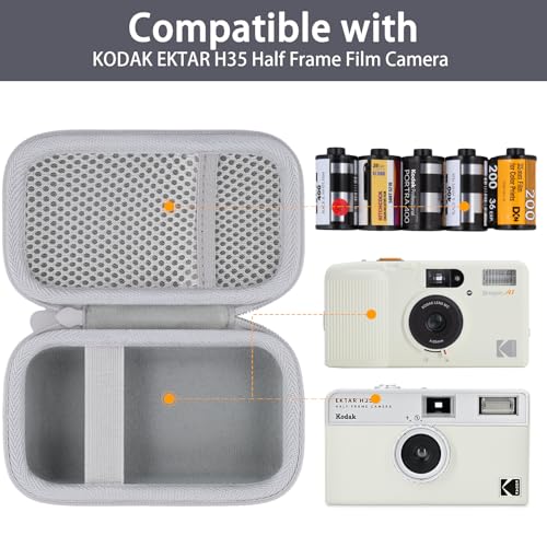 Funda rígida para cámara Kodak EKTAR H35/H35N blanca miniatura 3