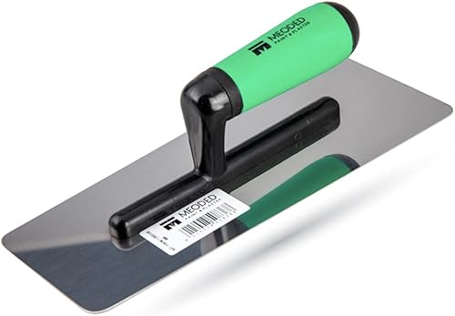 Paleta de yeso de acero inoxidable, (11x4.7 pulgadas) Paleta de yeso veneciano, Herramienta de yeso, grande 11.024x4.724 in, Meoded Paint & Plaster