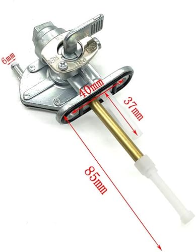 Miniatura 5 de VRWEARE Interruptor de tanque de gasolina para motocicleta, válvula de interruptor de combustible compatible con Kawasaki Vulcan 750 800 EN500 VN750