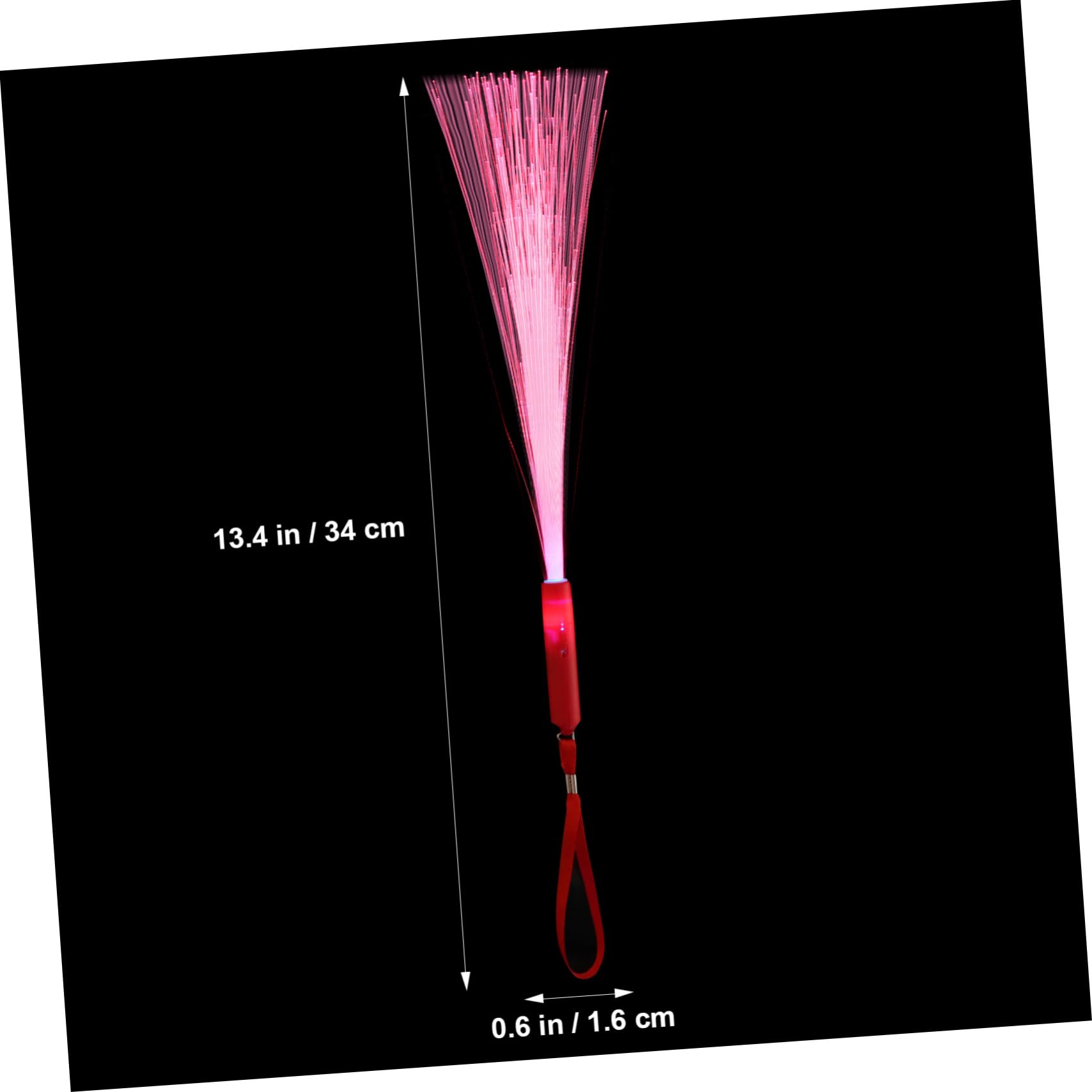 SUPVOX 24 Pcs Glow Sticks Optic Light Wands for Halloween Party Supplies Neon Decorations and Stage Performances Flexible and Vibrant Light Effects