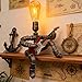 WIBOTA Cool Table Lamp - Vintage Steampunk Decor, A Very Relevant Gift for Music Fanatics & Guitar Aficionados