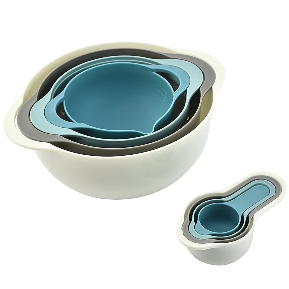 MiHerom Plastic Nesting Bowls Set