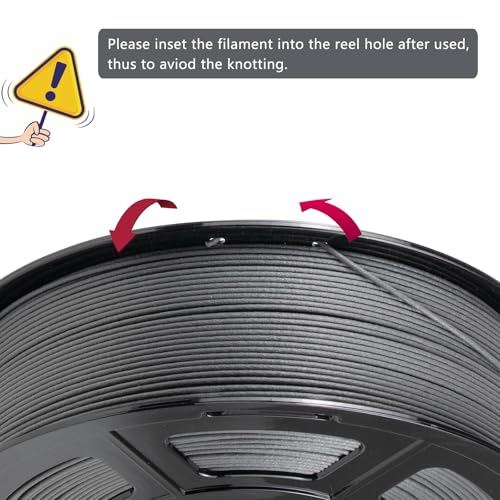Image of iSANMATE ASA-GF 3D Printer Filament, 10% Glass Fiber Reinforced, Superior Weather & UV Resistance, High Strength & Thermal Stability for Outdoor & High-Impact Applications (1kg, Grey)