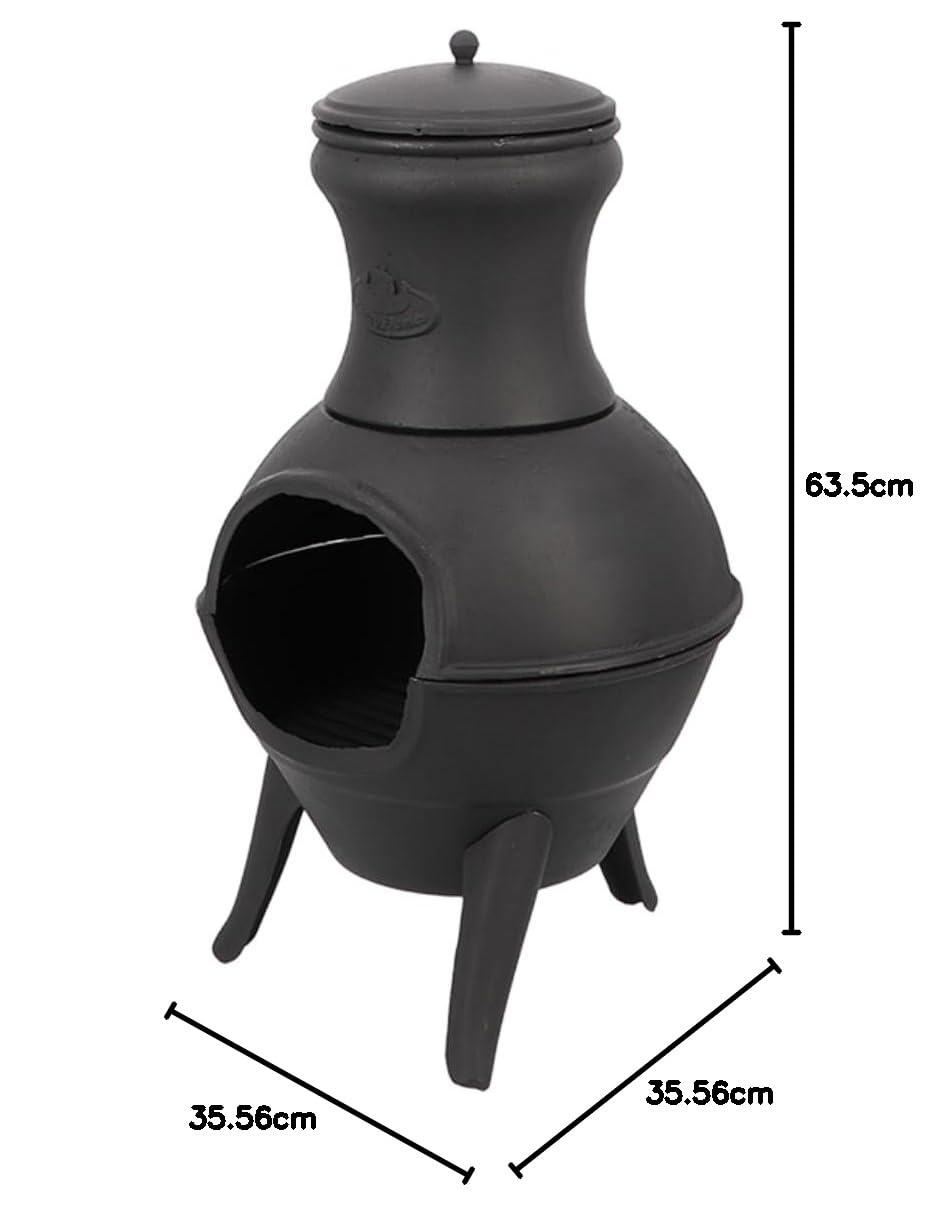 Four terrasse Design par Esschert 40 x 38 x 70.5 cm Noir