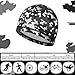 Boao 6 Pieces Cooling Skull Caps Helmet Hard Hat Liner Sweat Wicking Running Beanie Cycling for Men Women(Large,Black Camo)