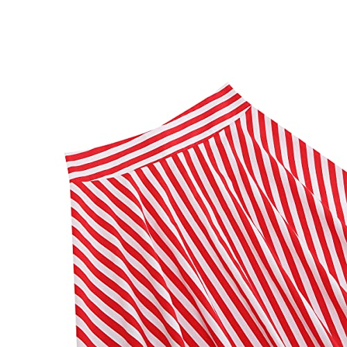 Jupe plissée à rayures vintage pour vos soirées cocktail