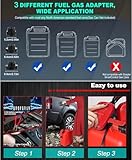 Fuel Transfer Pump 3.2 GPM with Auto-Stop Sensor, Supply AA Battery/12V/DC 3 Power Modes, Electric Self-Priming Fuel Transfer Pump for Gasoline, Diesel, Kerosene, Light Oils - Image 6