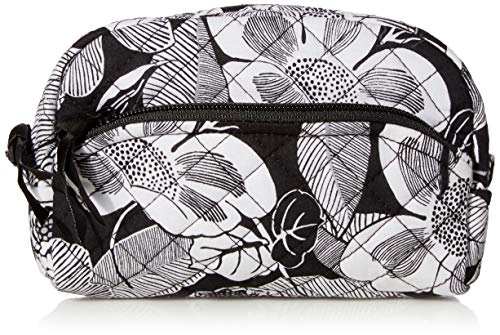 Vera Bradley Women's Cotton Mini Cosmetic Makeup Organizer Bag, Bedford Blooms, One Size