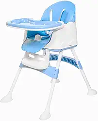 Maxi Baby Cadeira de Alimentação Portátil Bebê Honey (Azul)