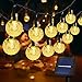 Produktbild Solar Lichterkette 60 warmweiß LED 10 M Außen, wasserdichten Kupferdrähten für W, Feste, Garten, Balkons, Partys