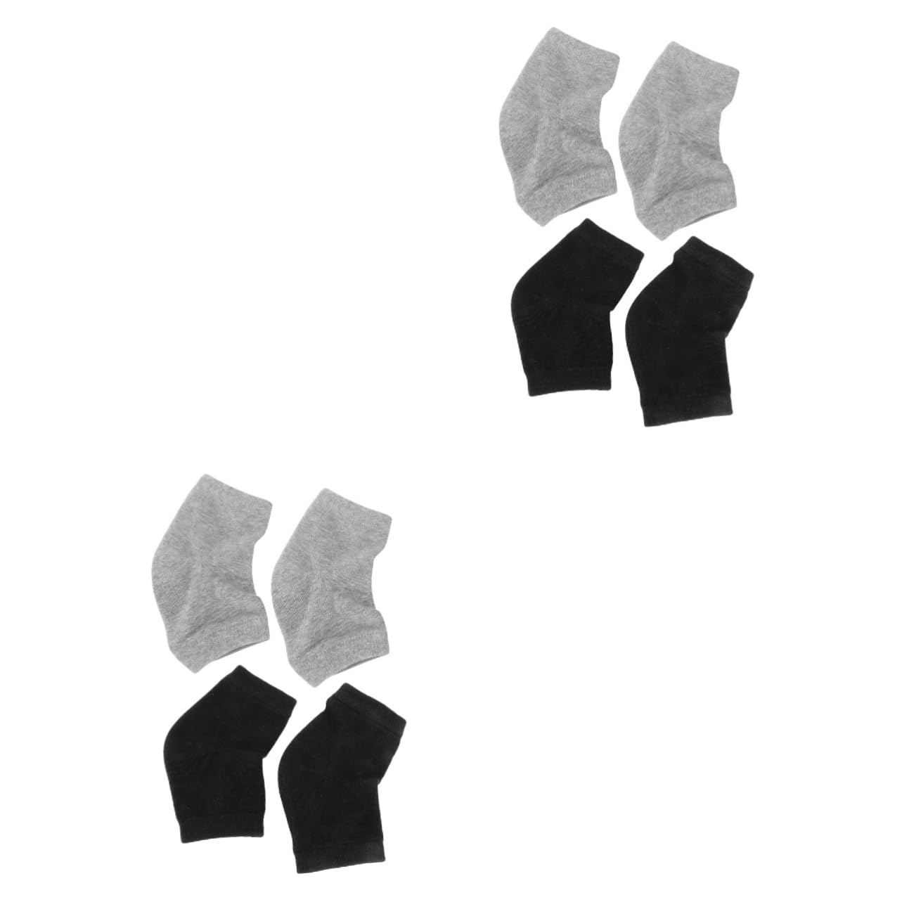FRCOLOR 4paia Socks Gel Idrogel Per Talloni Di Calze Idrorepellenti Anti-crack Per Uomo e Donna Confezione Protezione Comfort Per Pelli Secche e Screpolate