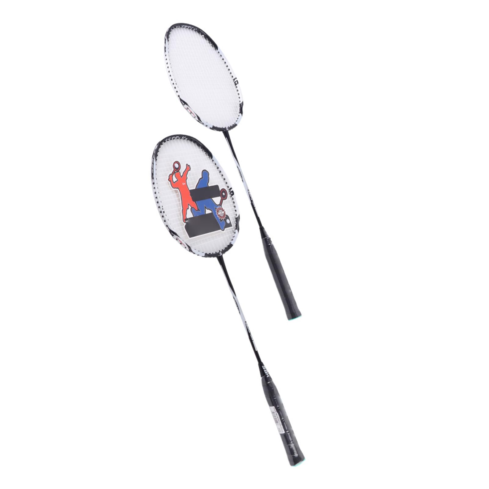 Jiawu Racchetta da Badminton in Alluminio Al Carbonio Confezione da 2 per