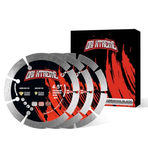 Image of 4.5 Inch Diamond Saw Blade 3Pcs, General Purpose Segmented Blade