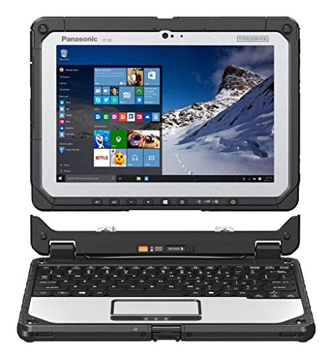 Panasonic Toughbook Cf-20, 10.1 Multi Touch, 1920 X 1200, M5-6Y57, 8Gb, 128Gb Ssd, Intel Hd Graphics 515,Wi-Fi, Bluetooth, Hdmi, Dual Pass (Wwan/Wwan), 8Mp, Backlit Keyboard, Windows 10 Pro (Renewed) #TOP4