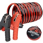 Voilamart Jump Leads Heavy Duty Car Battery Jump Leads 3000AMP 6M Booster Cables Jumper Cable for Petrol Diesel Car Van Truck (Includes Zipped Carry Bag with Handle)