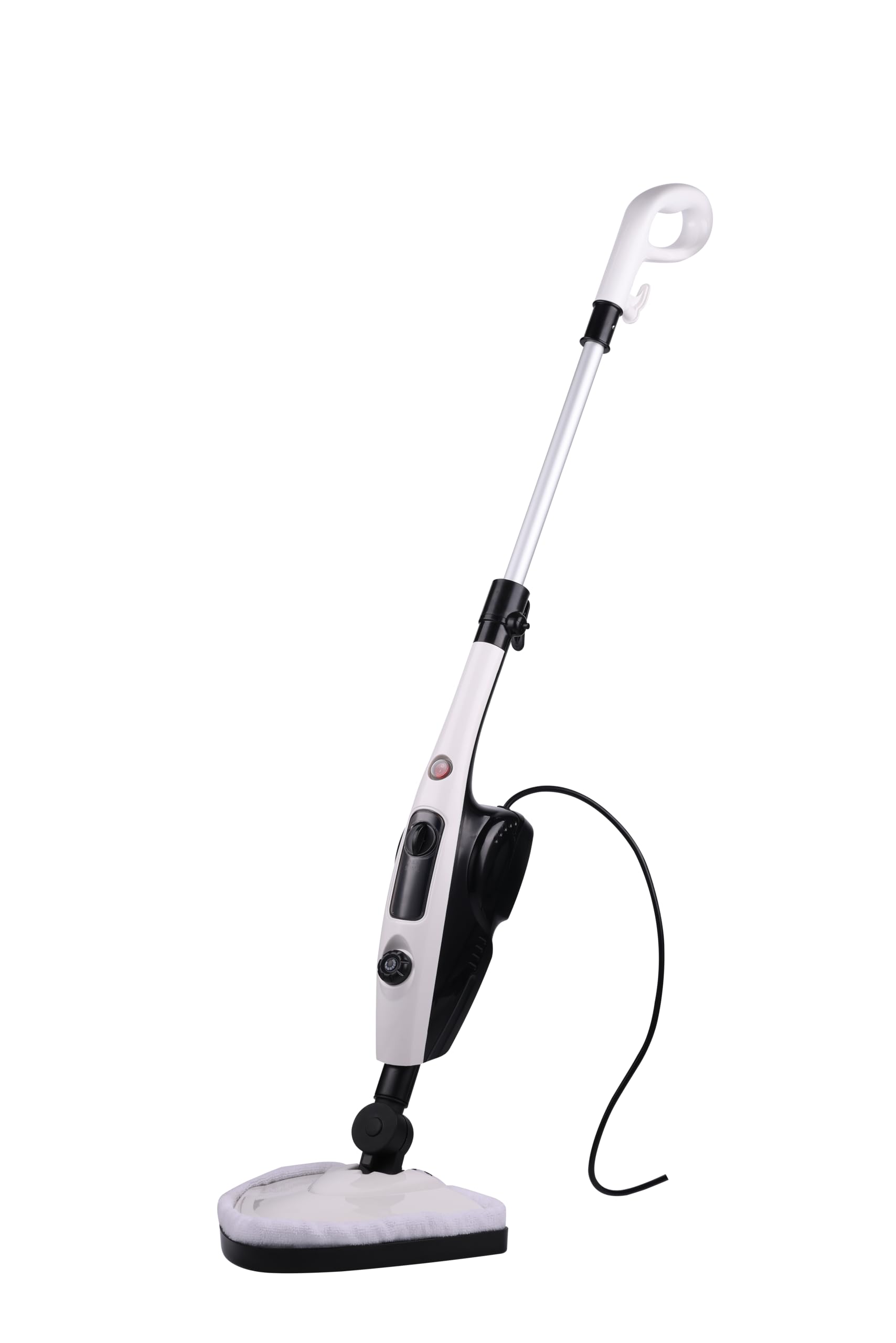Mopa a Vapor Multifuncional 10 en 1 de 1500W con Cabezal Giratorio 180° y Vapor Continuo. Desinfección a 110°C para Alfombras, Ventanas, Ropa y Más. Depósito de 550ml y Accesorios Incluidos