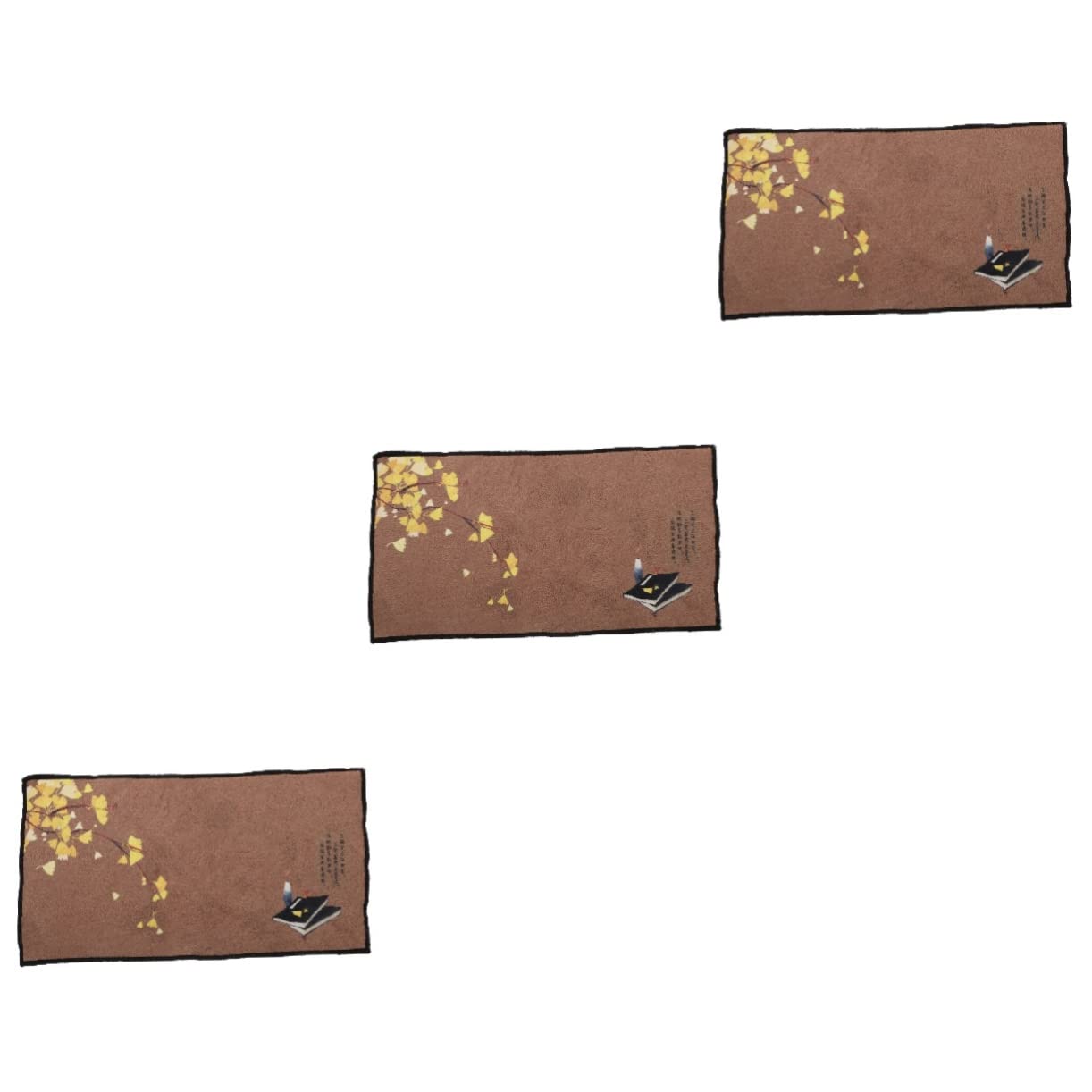Toalla de té absorbente para hogar y oficina, juego de 3 piezas STOBOK multiusos premium