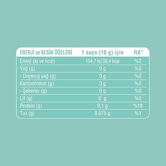 Supra Protein Beef Collagen 280 G- Hidrolize Kolajen Peptidleri, Toz Form, TİP 1 &3,Aromasız
