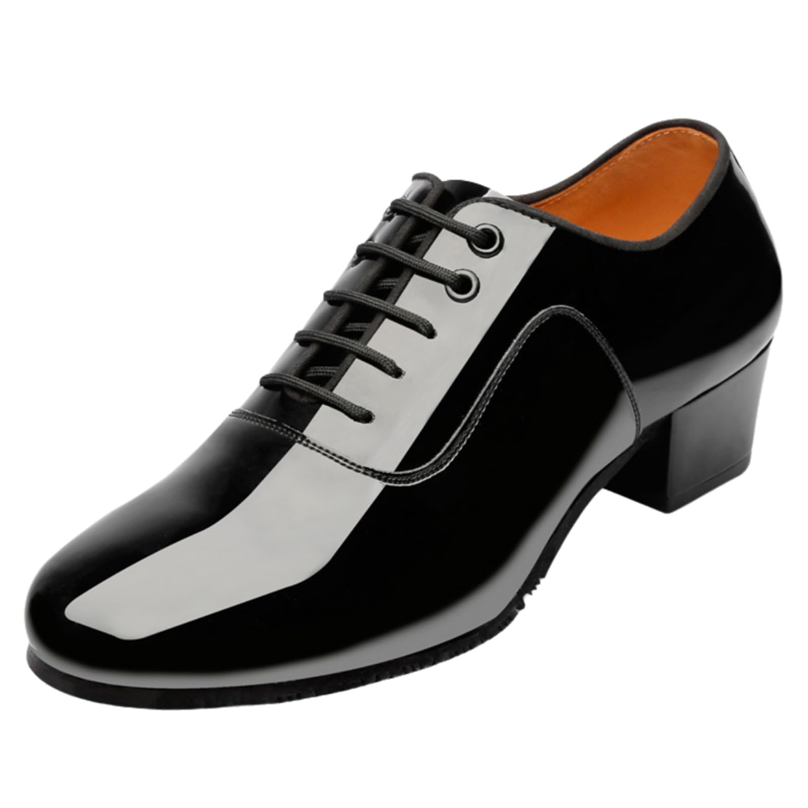 Scarpe Ballo Latino Uomo Stringate Tango,Scarpe Ballo Uomo Liscio,Uomini Ballroom Sneakers,Non Facile Deformare,Adatto per Latino,Salsa,Tango,Jazz,Moderno