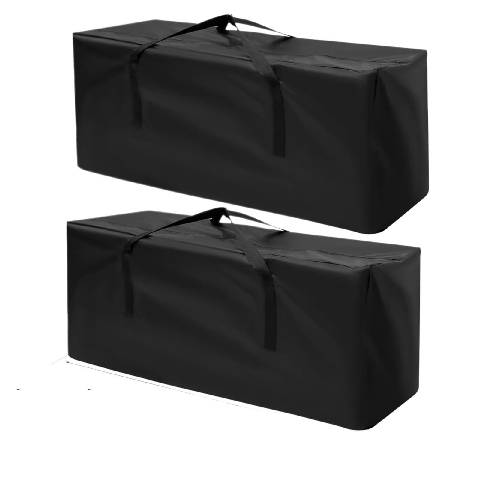 Garden Cushion Storage Bag Furniture Cushion Storage Bag Waterproof 210D Oxford Cloth Outdoor Garden Organizer Protective Cover Dustproof(173x76x51cm 2pcs)