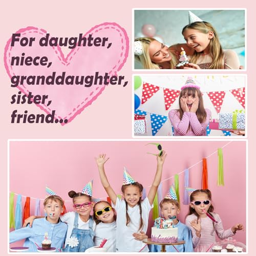 Image of 6th 7th 8th 9th 10th 11th 12th 13th Birthday Gifts for Girls Bead Bracelet for Daughter /Granddaughter /Niece /Friends /Sisters