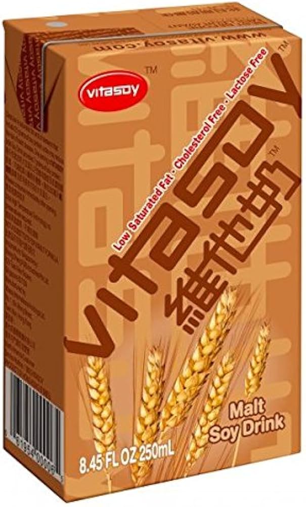 Amazon.com : Vitasoy Soy Milk Drink, Malt Flavor, 8.45oz (Pack of