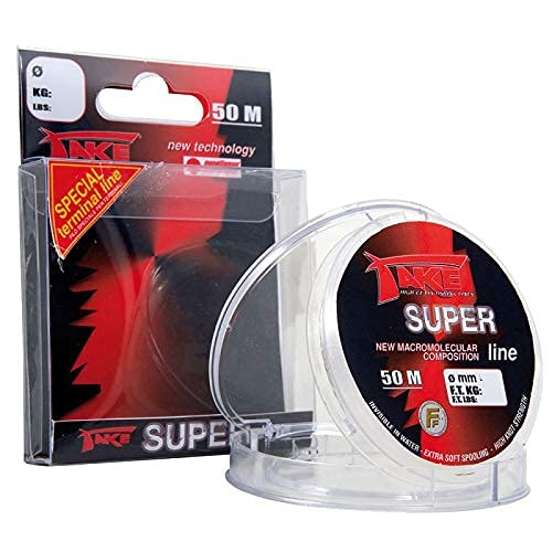Lineaeffe Fil de pêche Take Super Line Natural 50 m D. 0,22 mm Leadcore Cover