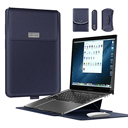 13 inch Laptop Sleeve Case, Slim Laptop Carrying Case with Stand Function Compatible with 2018-2021 MacBook Air 13 M1/ 2016-2021 MacBook Pro 13 M1/ XPS 13 inch/ 13