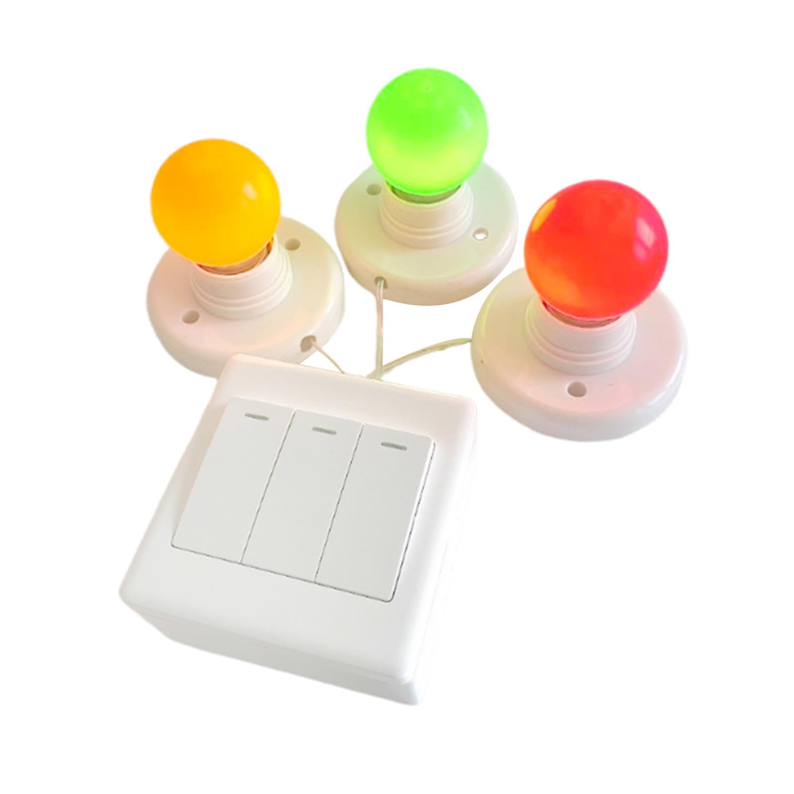 Tablero de Actividades con Piezas de Juguete Educativo Temprano, Tablero Sensorial con Piezas de Luz para Niños (para Viajes)