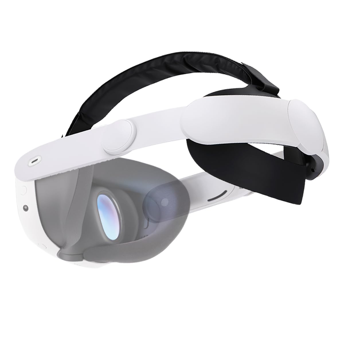NK Correa para Gafas de Realidad Virtual, Compatible con Meta Quest 3S y Quest 3, Longitud Ajustable y Recubrimiento Acolchado - Color Blanco